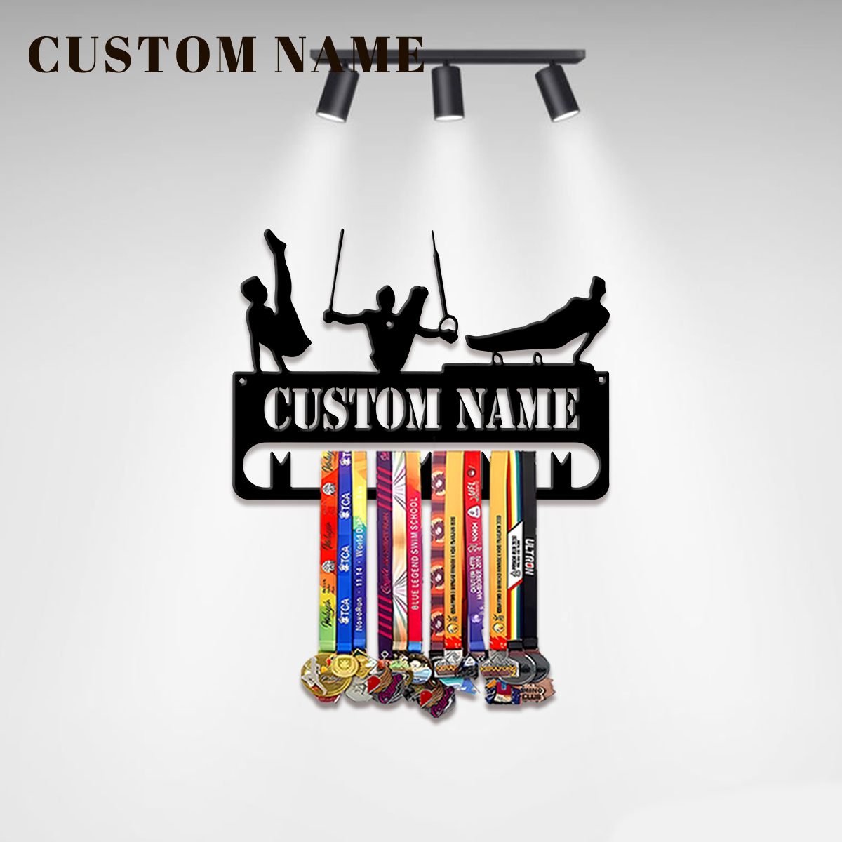 1pc Custom Fitness Metal Medal - Home Decor Unique 评论和价格