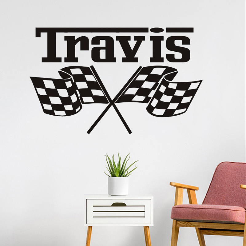 Custom Name Vinyl Wall Sticker - Home Decor Indonesia 评论和价格