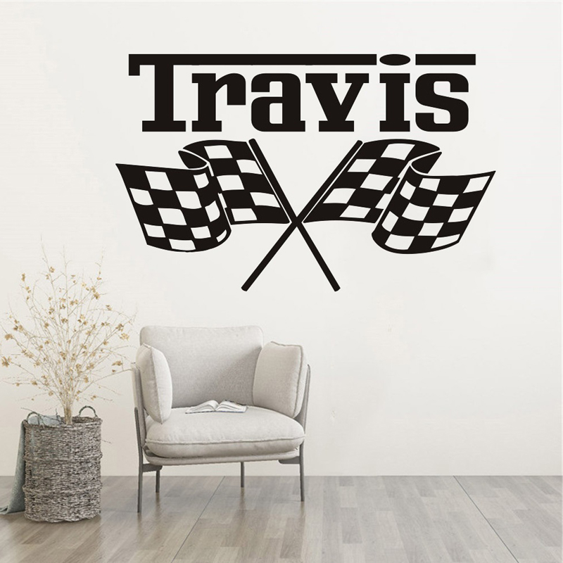 Custom Name Vinyl Wall Sticker - Home Decor Indonesia 评论和价格