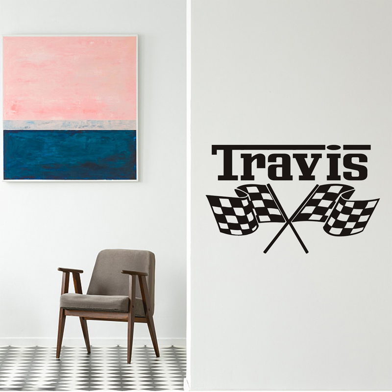 Custom Name Vinyl Wall Sticker - Home Decor Indonesia 评论和价格