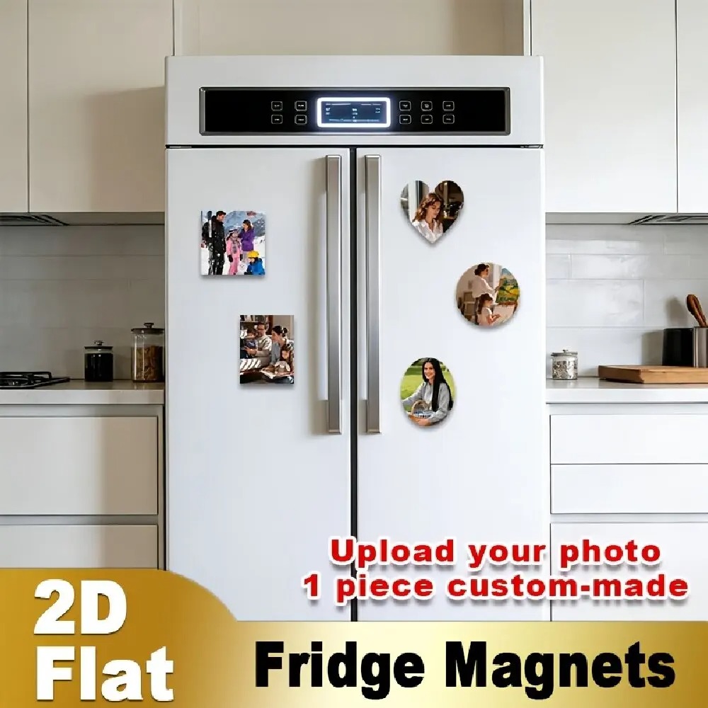 Custom Photo Fridge Magnet 2D  - Home Decor Unique 评论和价格