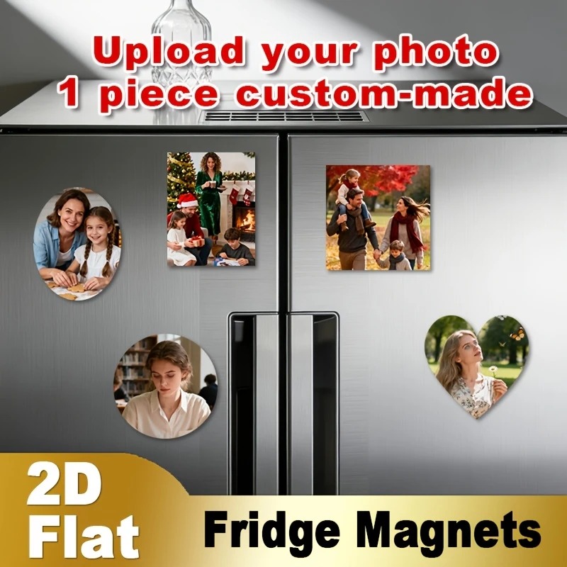 Custom Photo Fridge Magnet 2D  - Home Decor Unique 评论和价格