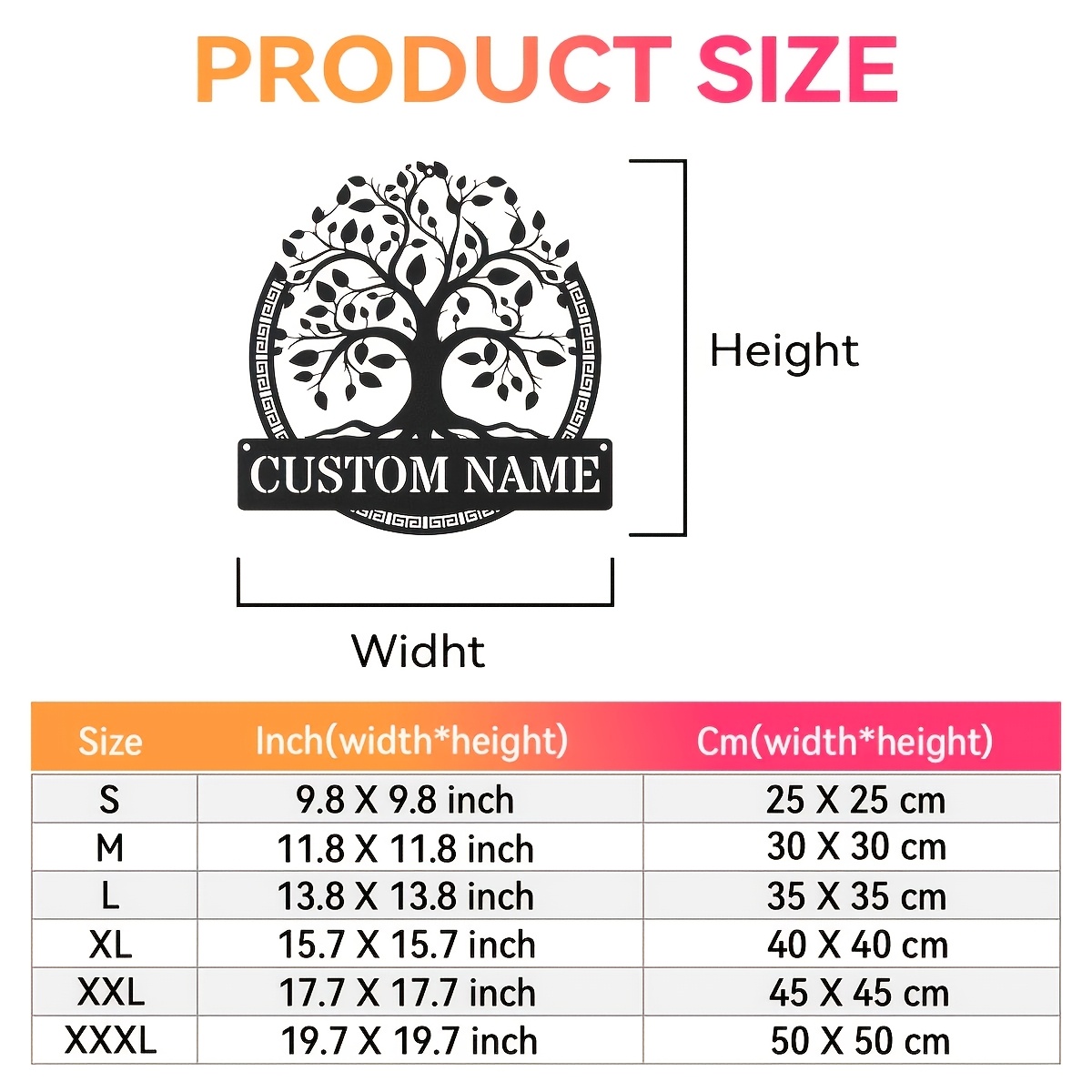 Custom Metal Wall Art of The T - Home Decor Tree 评论和价格
