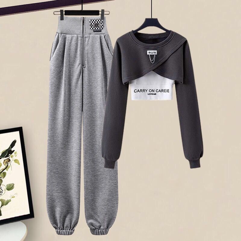 Korean Elegant Sportswear Suit - Home Decor Zara 评论和价格