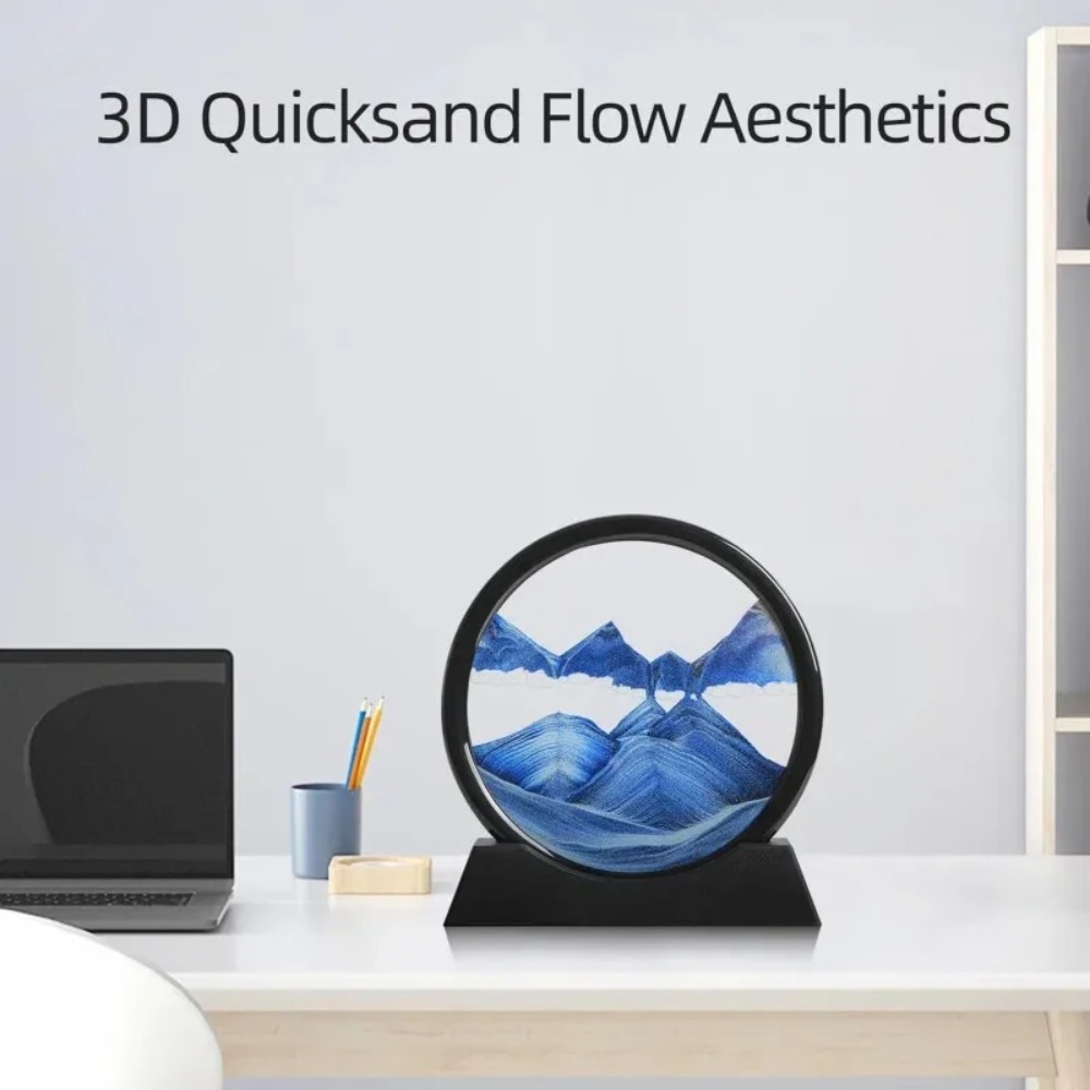 2028 3D Hourglass Quicksand Mo - Sand Art Picture 评论和价格