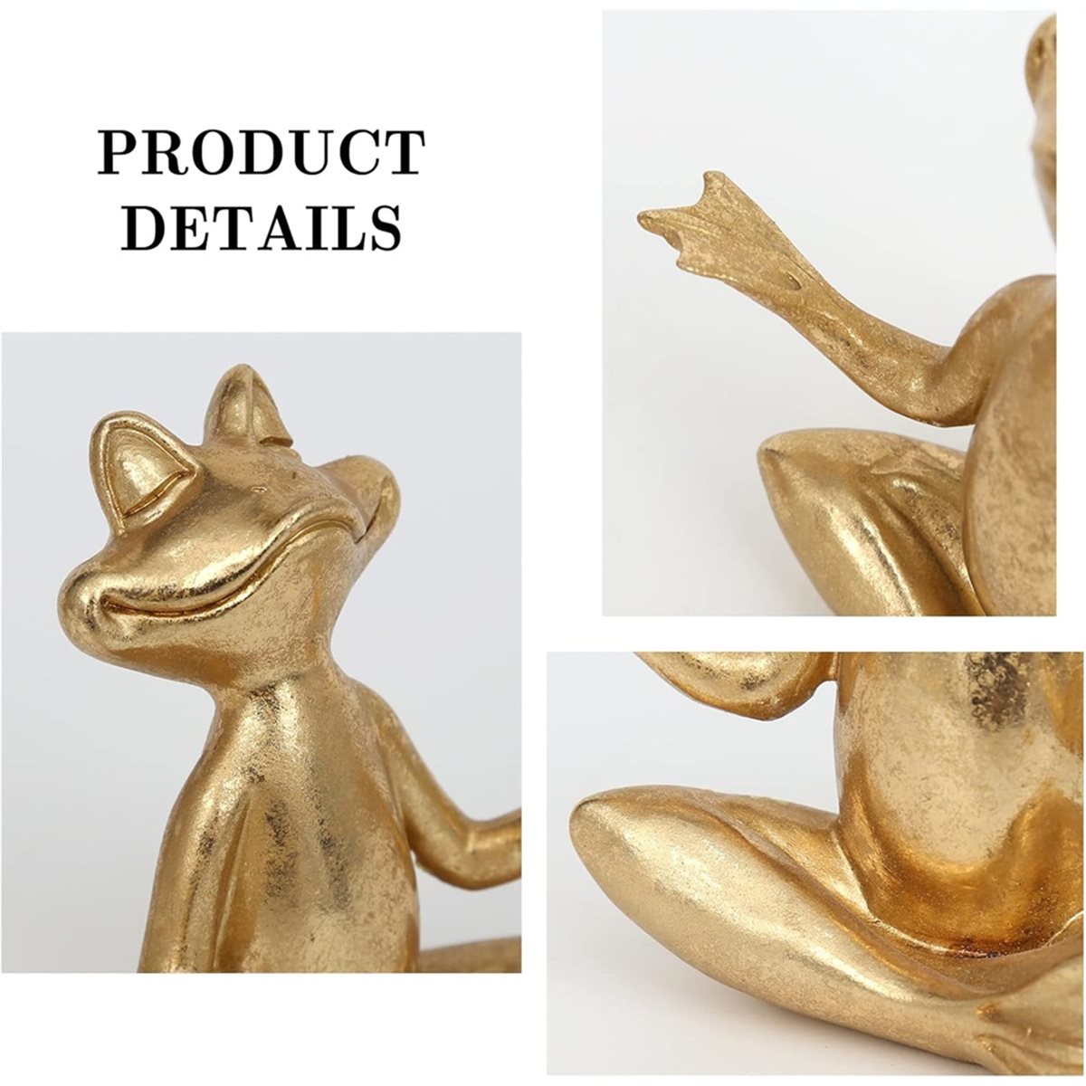 2026 Trend 3pcs Gold Frog Figu - Home Decor Trend 2026 评论和价格