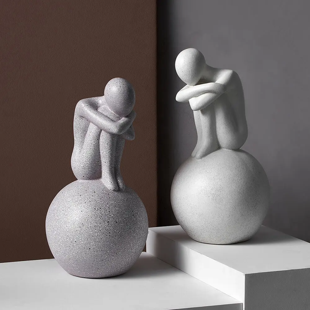 Abstract Character Decoration  - Abstract Sculpture Resin 评论和价格