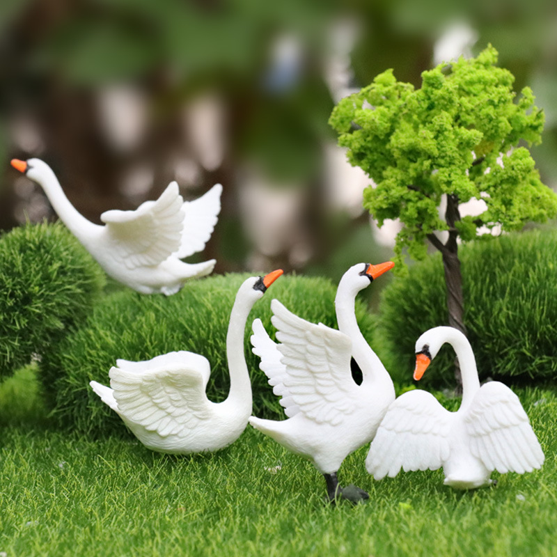 Simulation Swan Goose Toys Sum - Home Decor Ikea 评论和价格