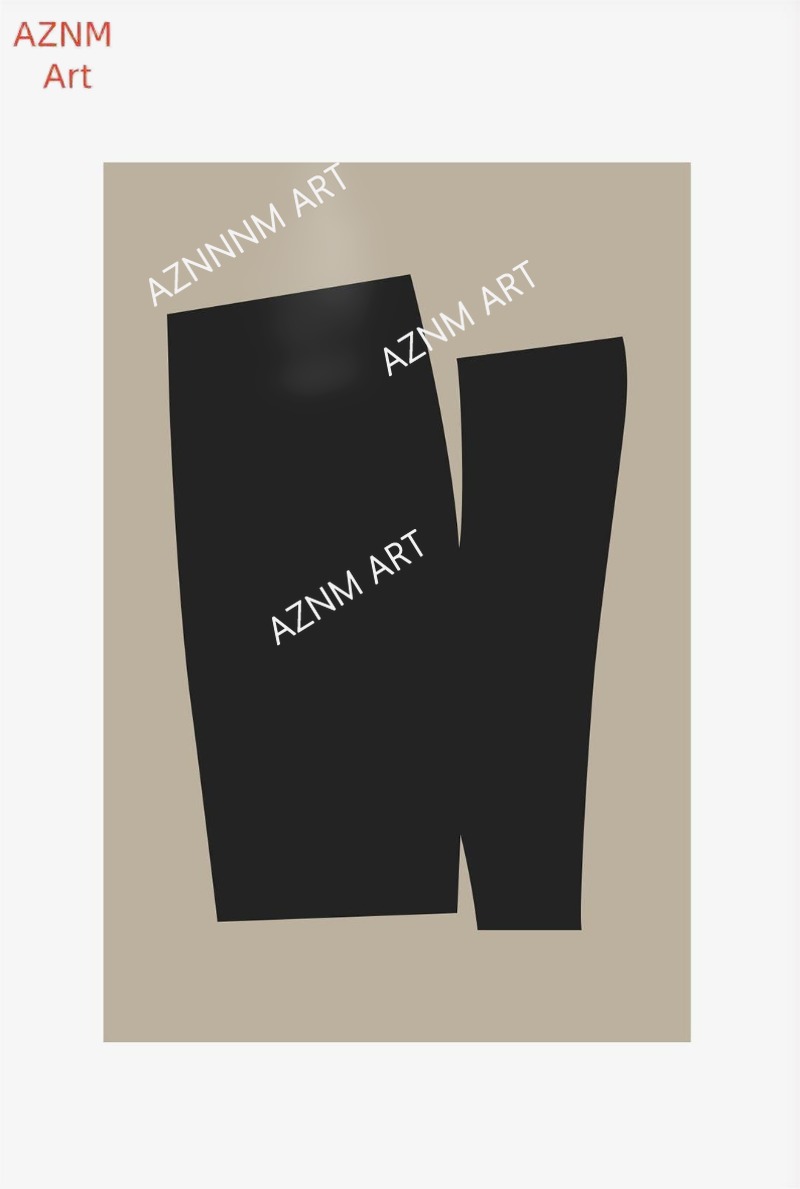Nordic Bohemian Line Art Black - Home Decor Minimal 评论和价格