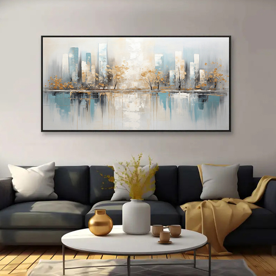 Frameless Modern Abstract Canv - Home Decor Minimal 评论和价格