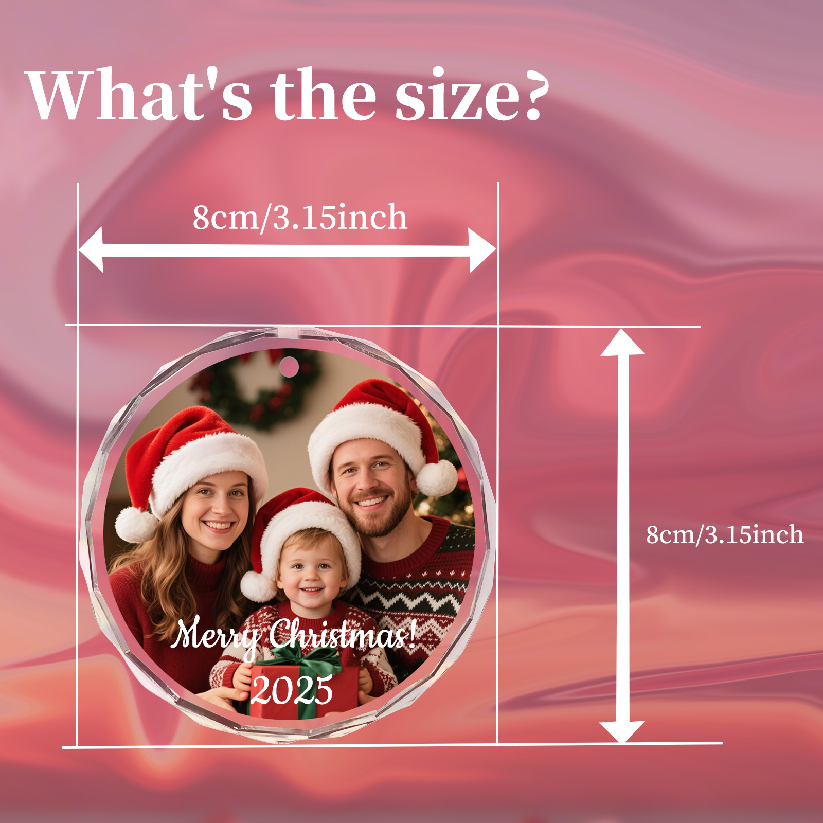 Custom Christmas Photo Ornamen - Home Decor Tree 评论和价格