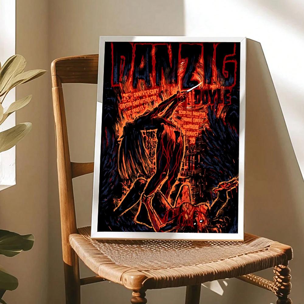 Heavy Metal Band D-Danzig Post - Home Decor Living Room Ideas 评论和价格