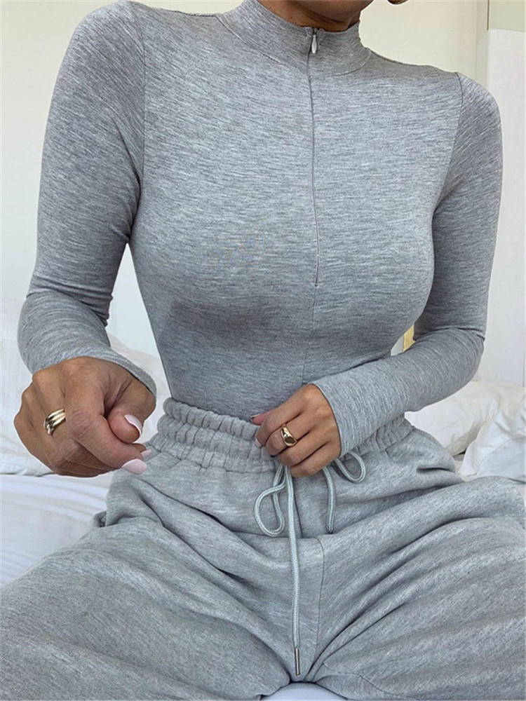 Shestyle Solid Zipper Bodycon  - Home Decor Zara 评论和价格
