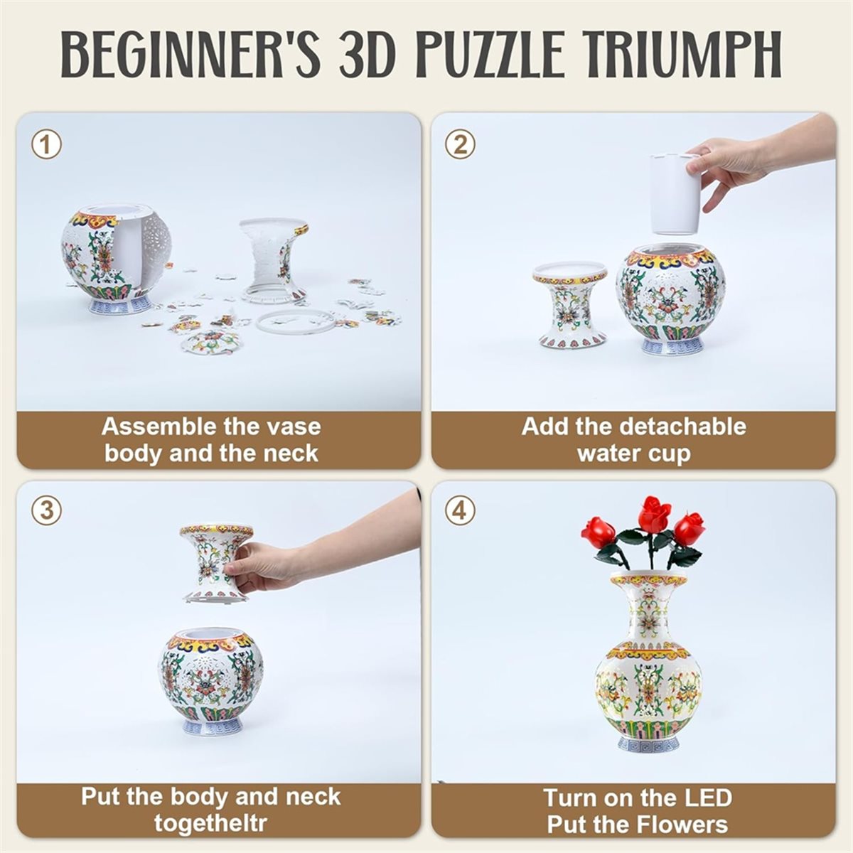 2026 Trend 3D Light Puzzle Vas - Home Decor Trend 2026 评论和价格