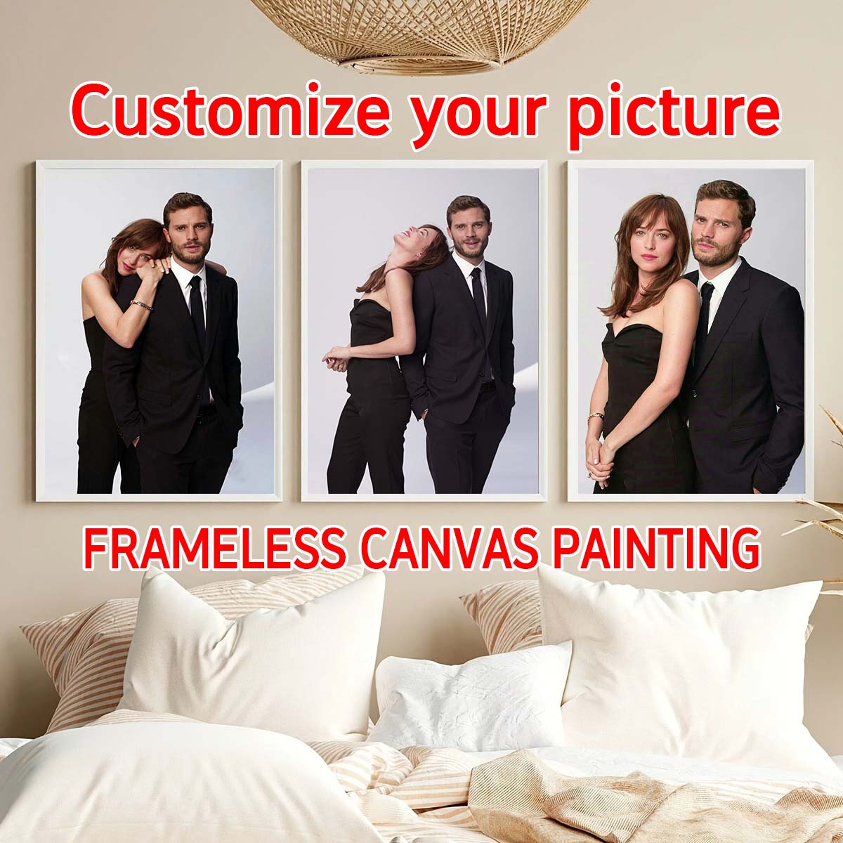 Custom Print Canvas Painting F - Home Decor Fabric 评论和价格