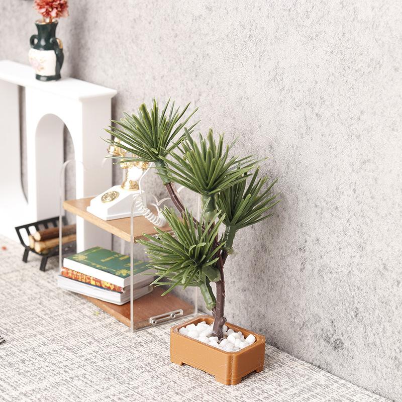 1Pcs 1/12 Dollhouse Simulation - Home Decor Tree 评论和价格