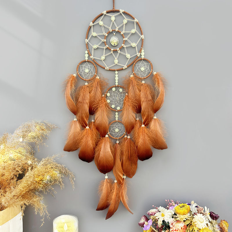 Boho Dream Catcher Hand-woven  - Boho Wind Chimes 评论和价格