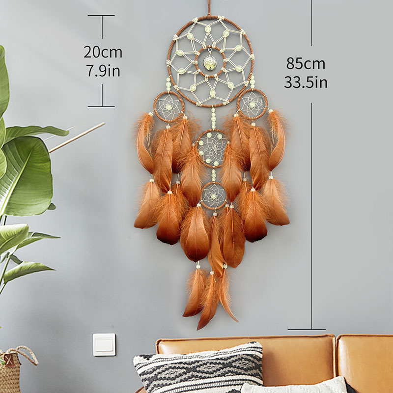 Boho Dream Catcher Hand-woven  - Boho Wind Chimes 评论和价格