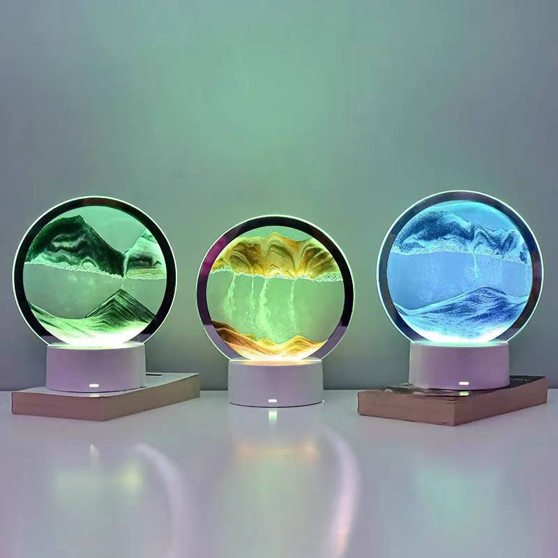 Creative hourglass luminous qu - Sand Art Picture 评论和价格