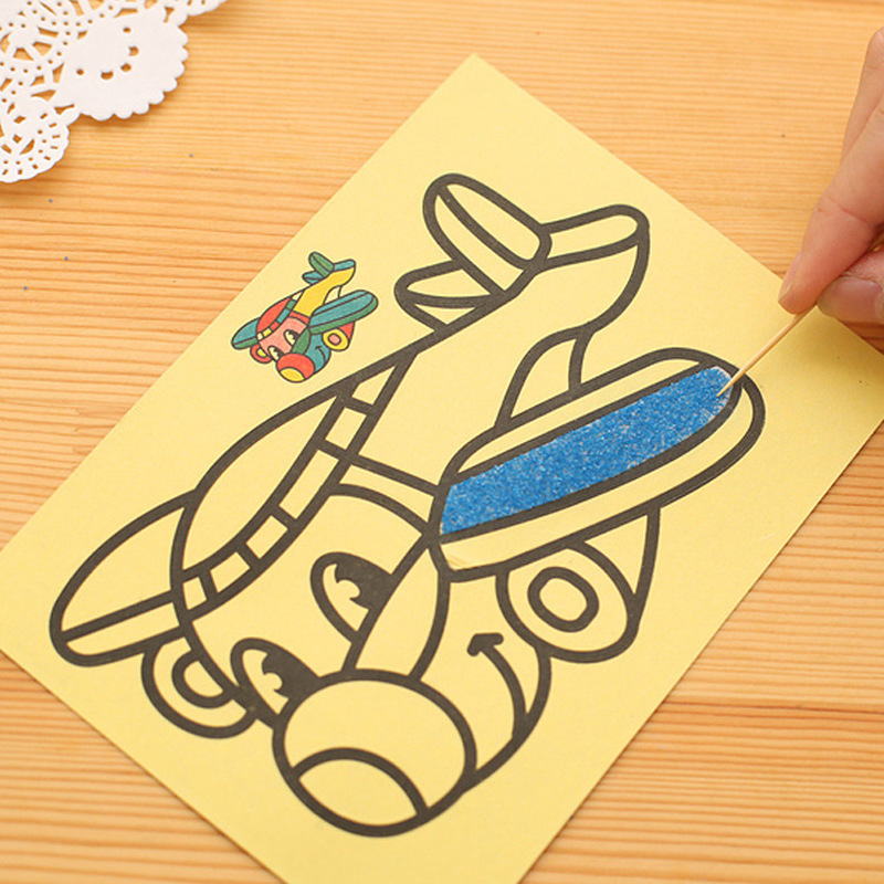 10pcs DIY Sand Painting Toy Se - Sand Art Picture 评论和价格