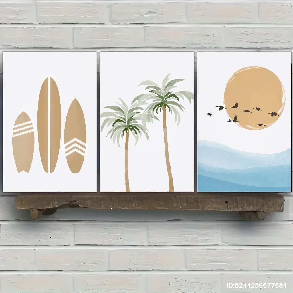3pcsModern Boho Bird, Sun, Pal - Home Decor Tree 评论和价格