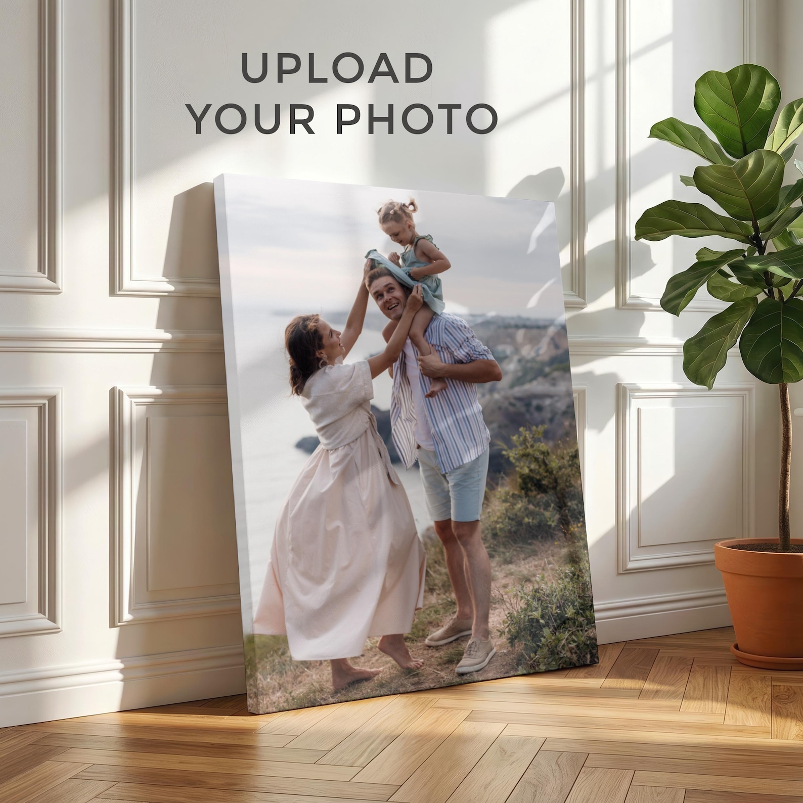 Personalized Photo Canvas, Cus - Home Decor Unique 评论和价格