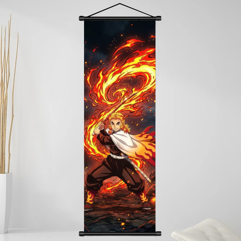 Demon Slayer Kyojuro Rengoku H - Home Decor Painting 评论和价格