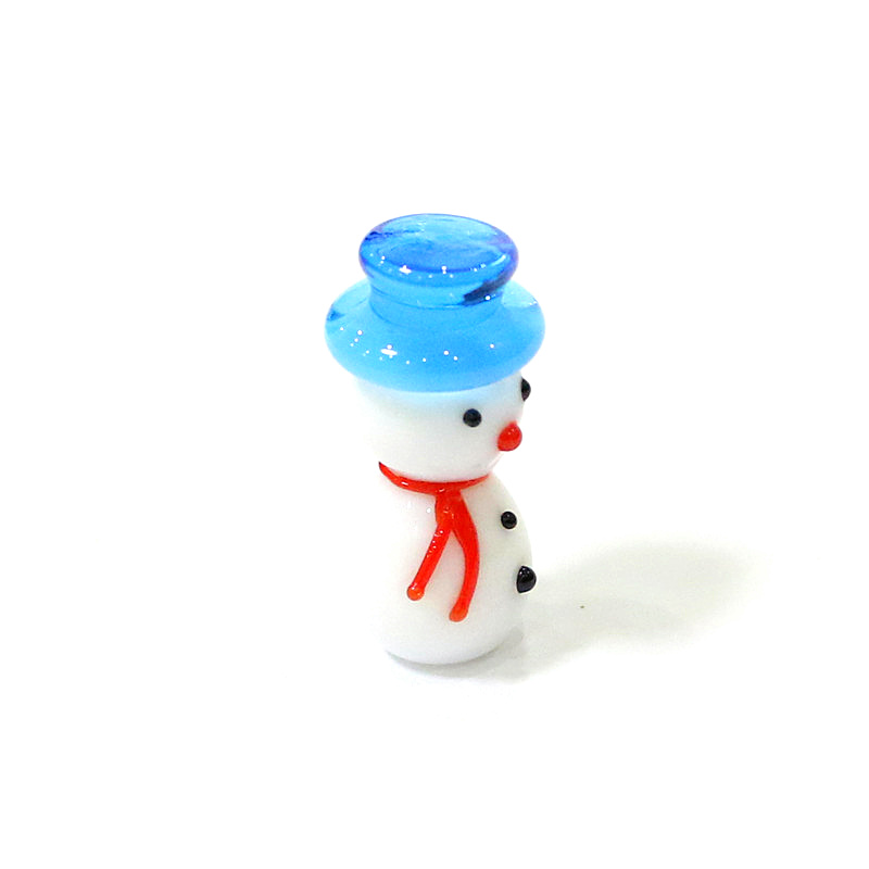 Mini Cute Glass Snowman Christ - Home Xmas Decor Ideas 评论和价格