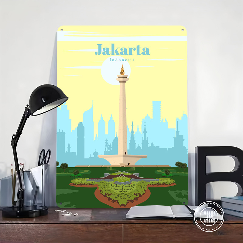 Travel to Jakarta Printing Pos - Home Decor Jakarta 评论和价格