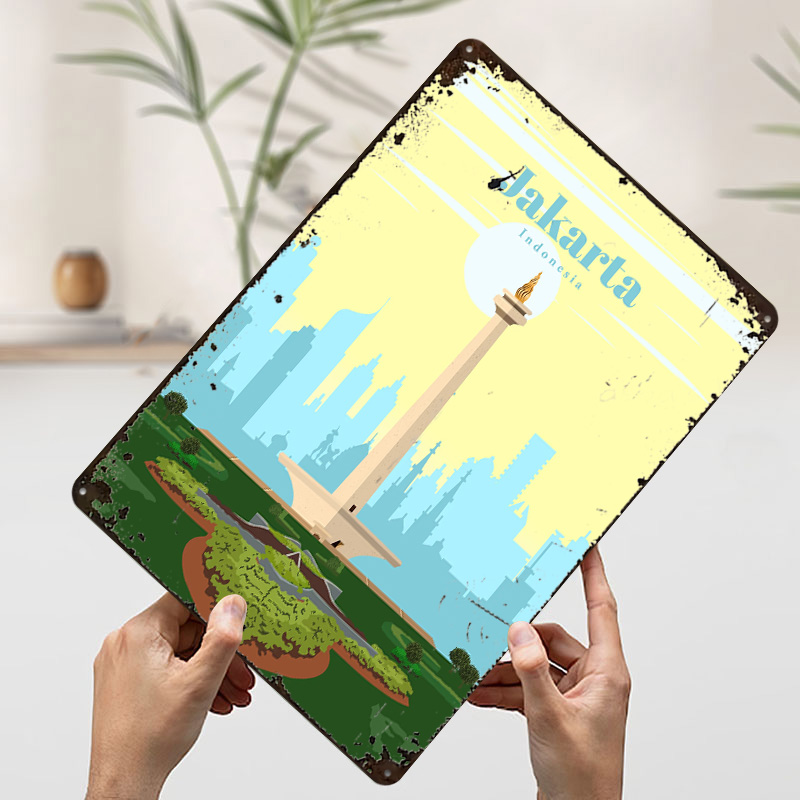 Travel to Jakarta Printing Pos - Home Decor Jakarta 评论和价格