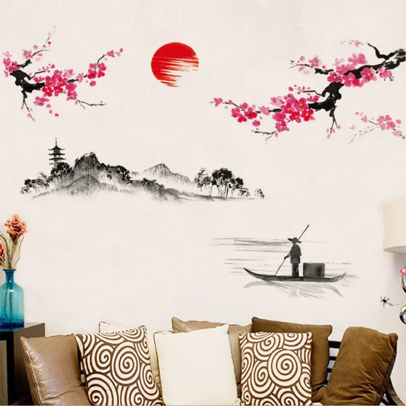 Chinese Style Sakura Japanese  - Home Decor Indonesia 评论和价格
