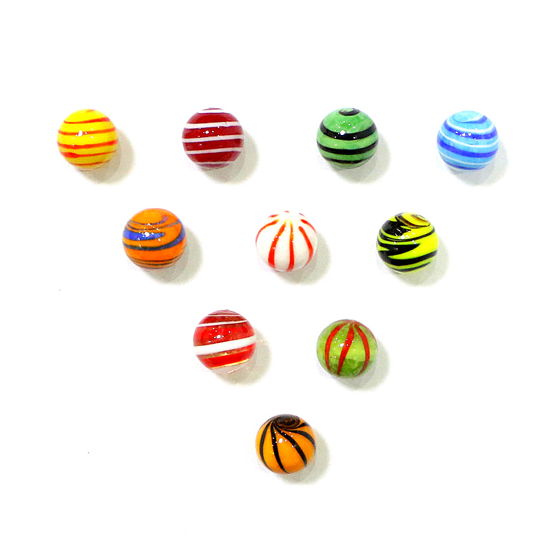 10pcs 16mm Rare Glass Marbles  - Home Xmas Decor Ideas 评论和价格