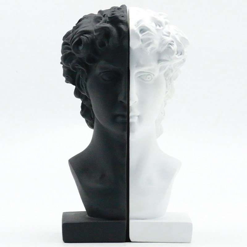 Creative Resin David Head Scul - Abstract Sculpture Resin 评论和价格