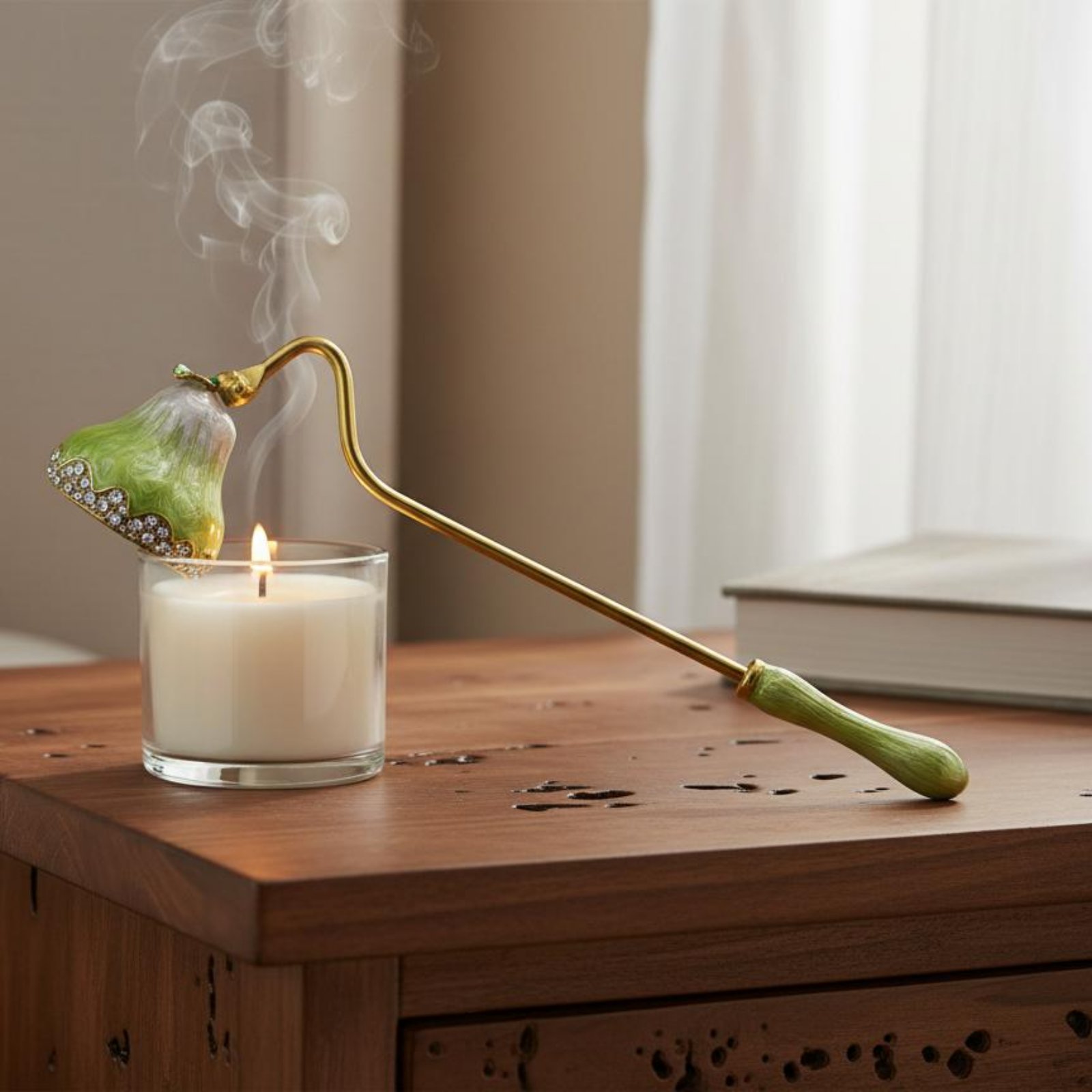 Long Handle Candle Wick Smothe - Home Decor Minimal 评论和价格