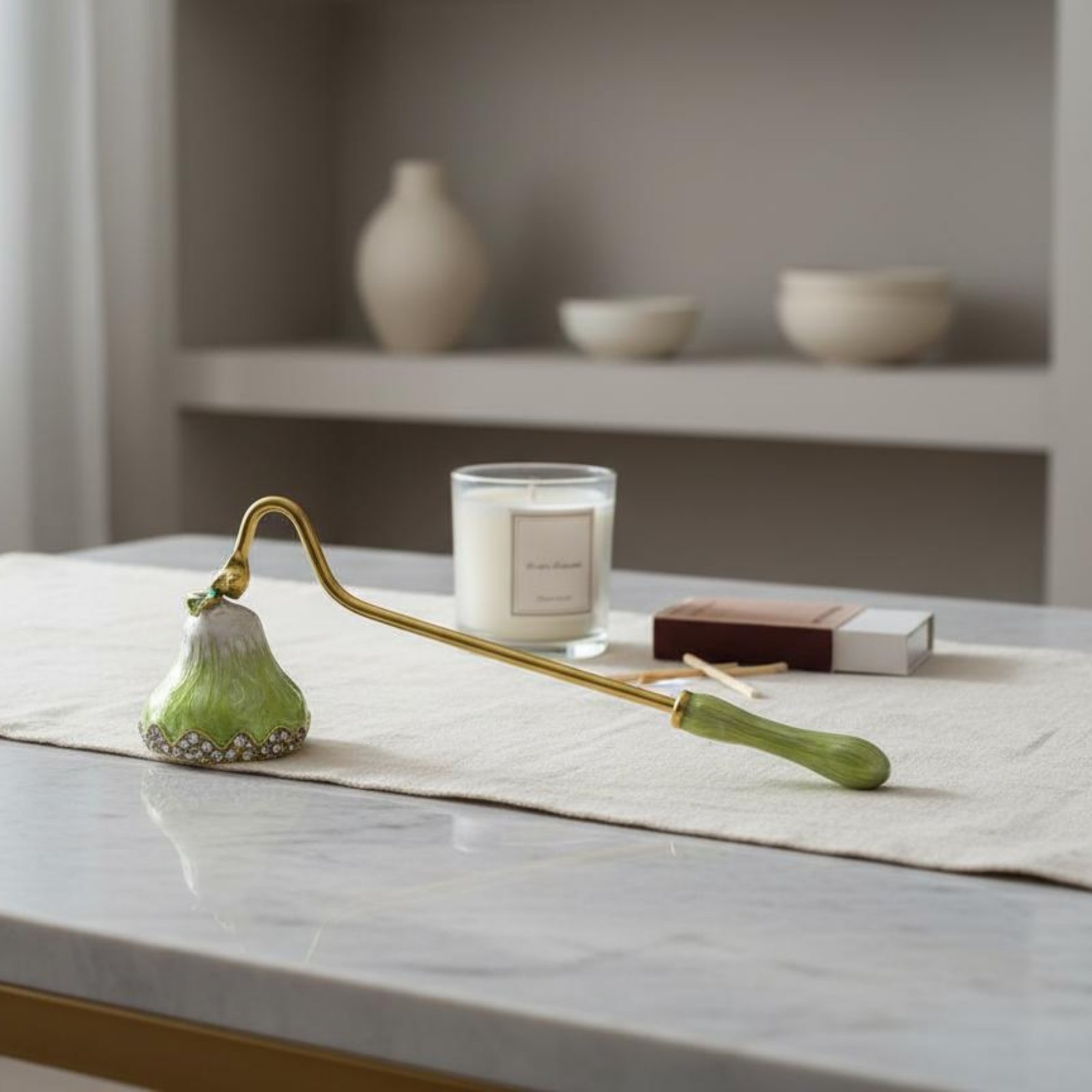 Long Handle Candle Wick Smothe - Home Decor Minimal 评论和价格
