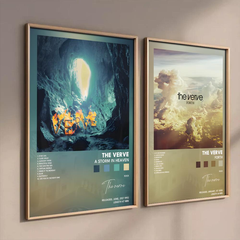 The V-Verve Album Poster HD Wa - Home Decor Living Room Ideas 评论和价格