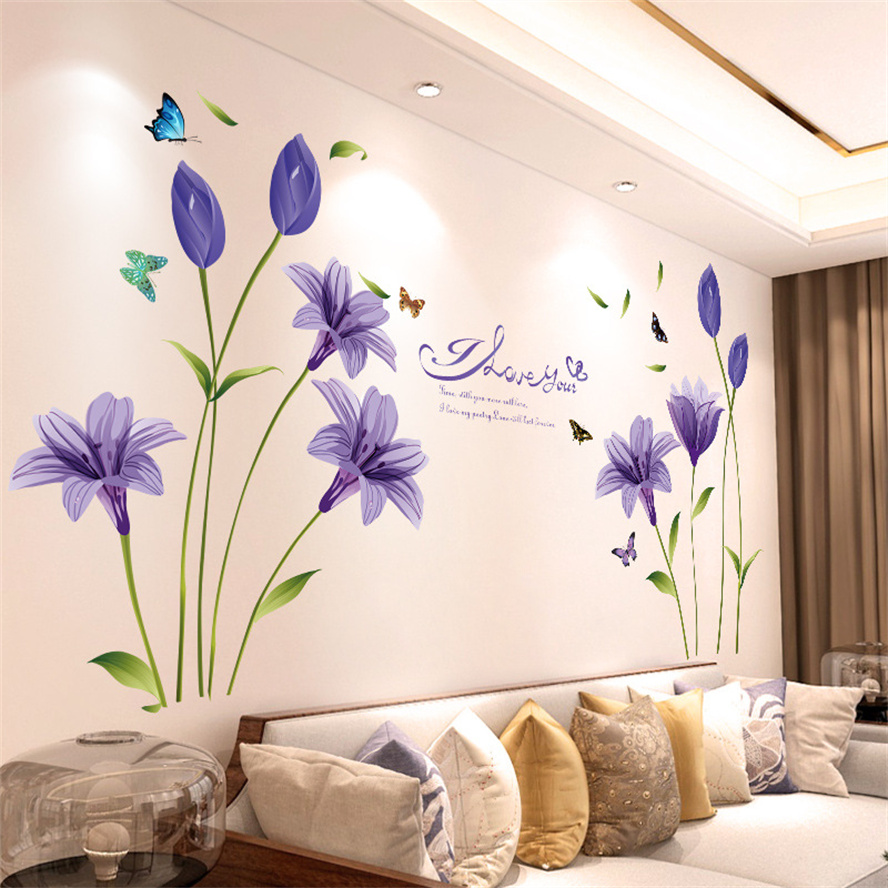 DIY Purple Lavender Living Roo - Home Decor Indonesia 评论和价格