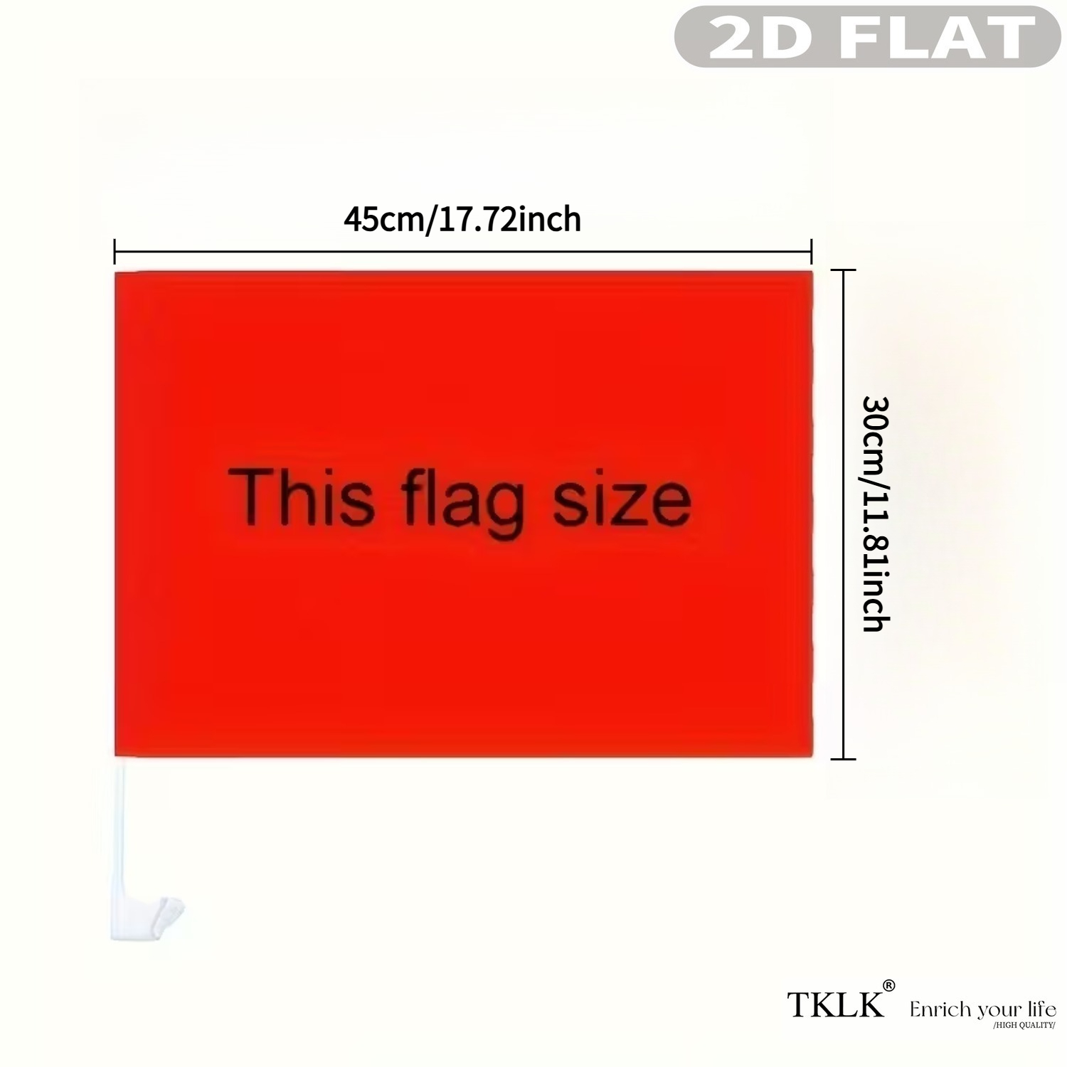 1pc / 5pcs Customize Car Flag  - Home Decor Fabric 评论和价格