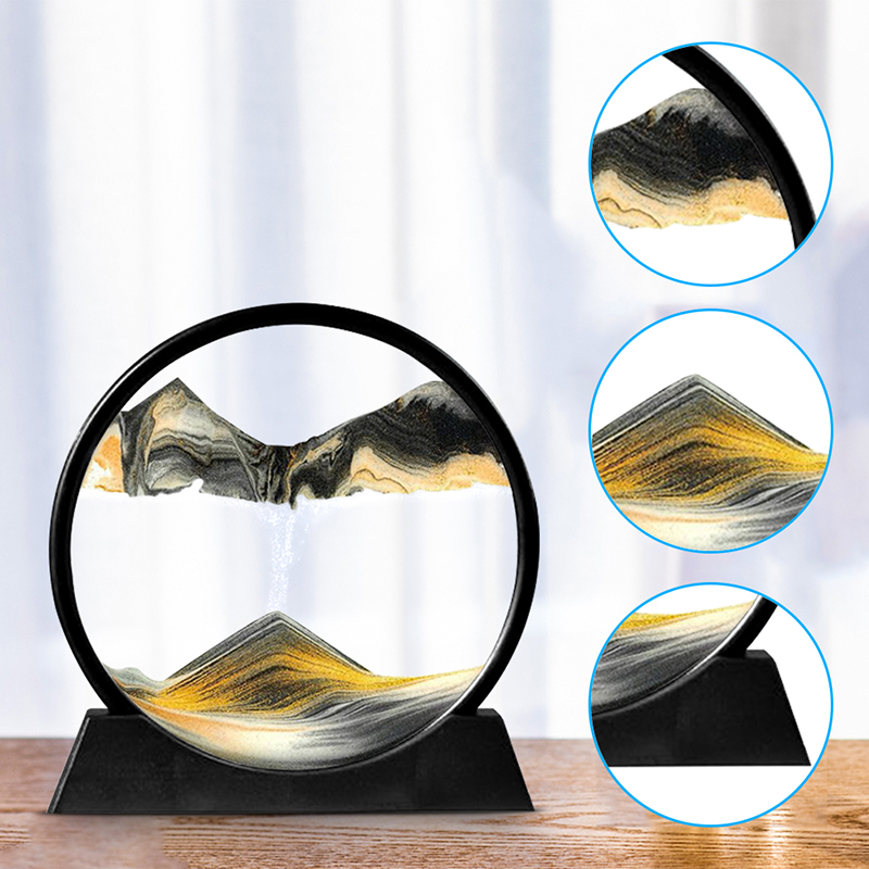 Moving Sand Art Picture Round  - Sand Art Picture 评论和价格