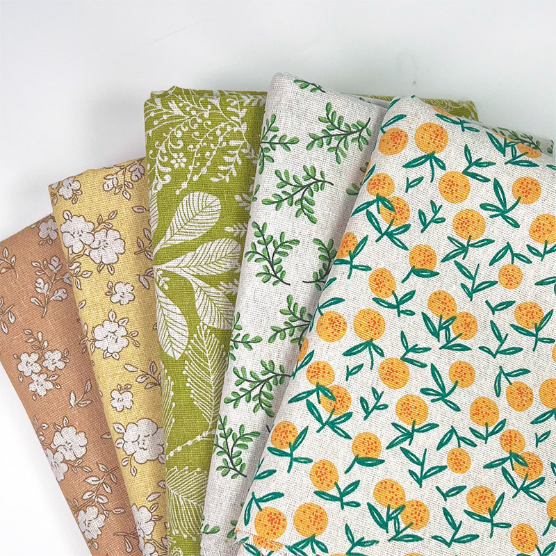 Pastoral Floral Cotton Linen B - Home Decor Fabric 评论和价格