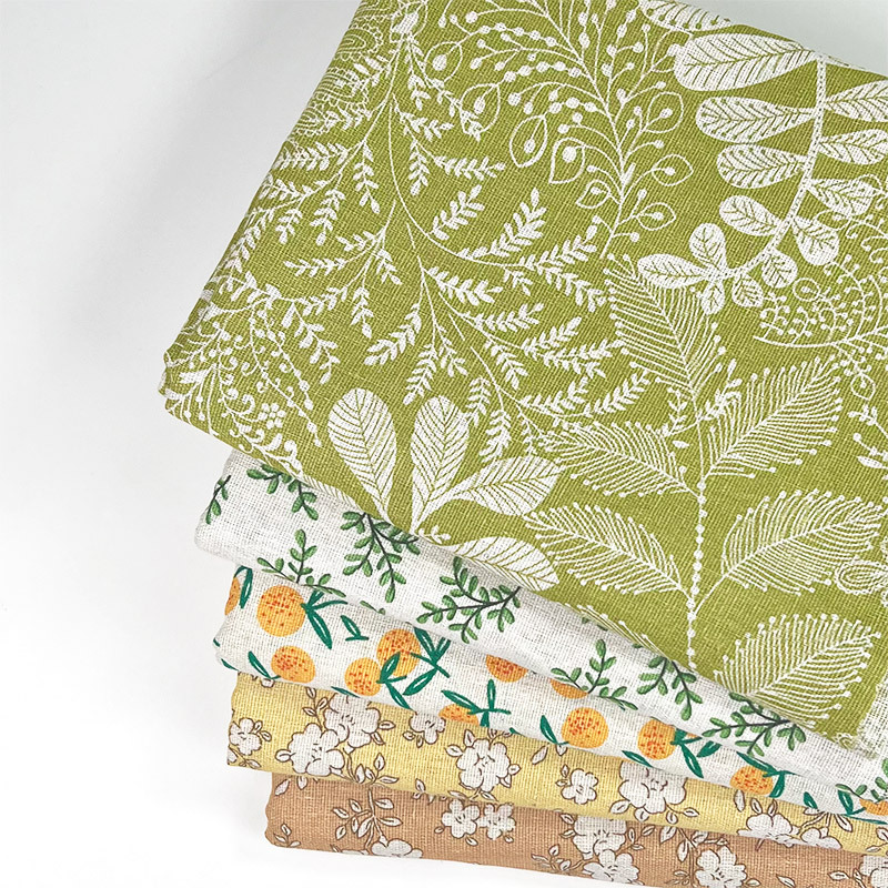 Pastoral Floral Cotton Linen B - Home Decor Fabric 评论和价格