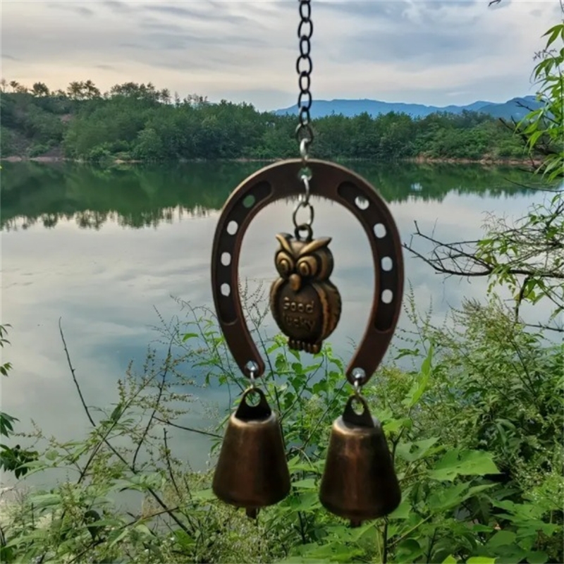Lucky Horseshoe Wind Chime Wit - Boho Wind Chimes 评论和价格