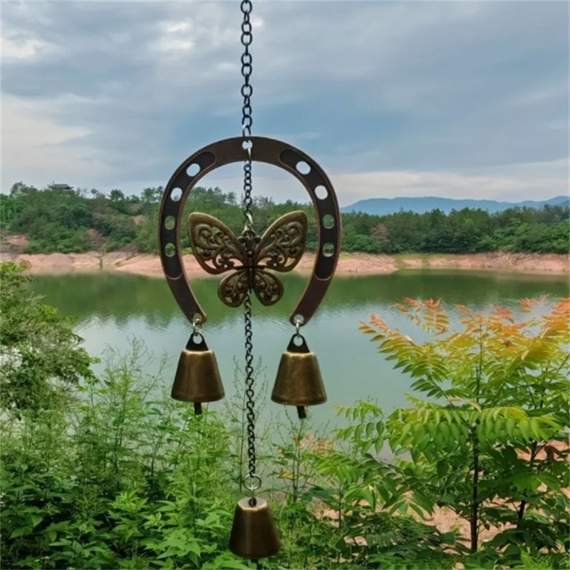 Lucky Horseshoe Wind Chime Wit - Boho Wind Chimes 评论和价格