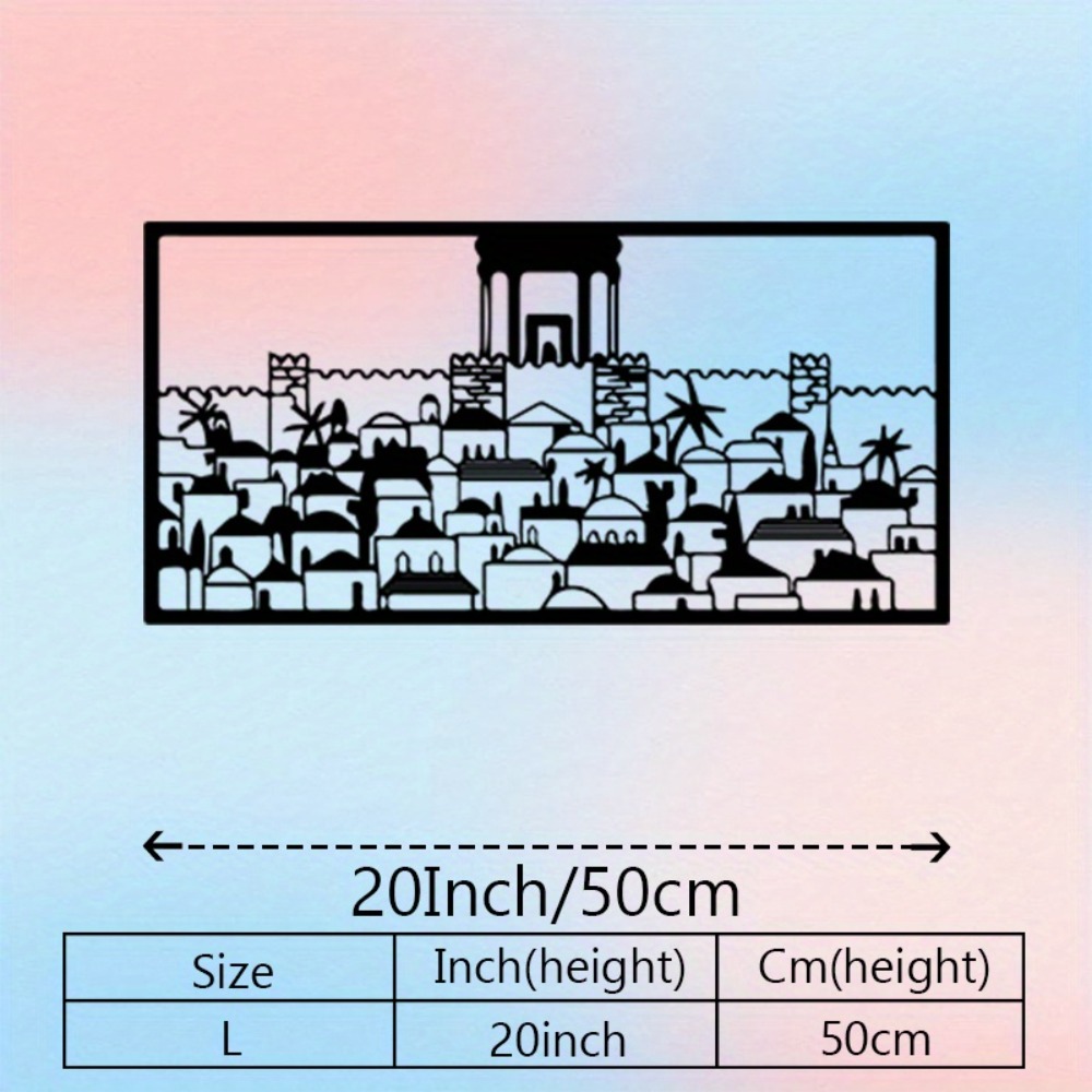 CIFBUY Metal Wall Art Jerusale - Home Decor Free 评论和价格